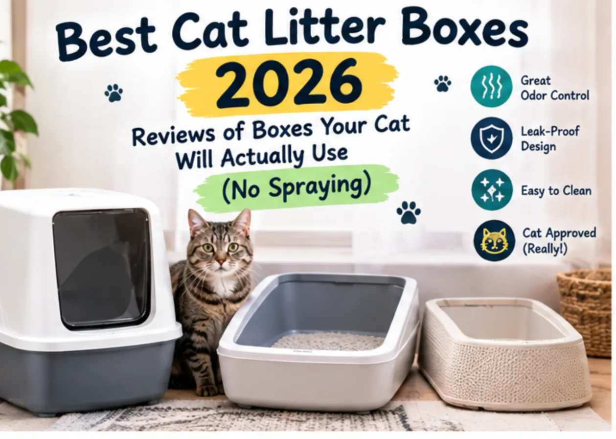Best Cat Litter Boxes 2026: Reviews of Boxes Your Cat Will Actually Use (No Spraying)