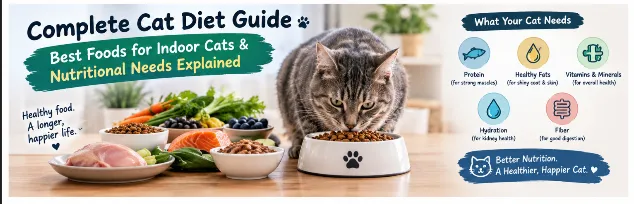 Complete Cat Diet Guide: Best Foods for Indoor Cats & Nutritional Needs Explained